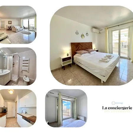 'Le Victoria Beach' Vue Mer Plein Centre, Spacieux Menton Exterior foto